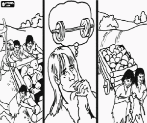 Tekerlek bulma boyama