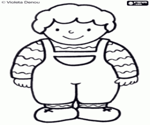 Teo, Violeta Denou'nın karakteri boyama