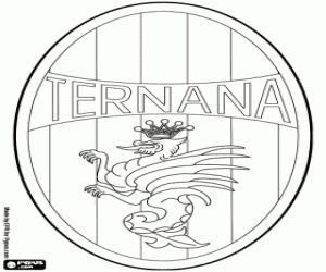 Ternana Calcio logosu boyama