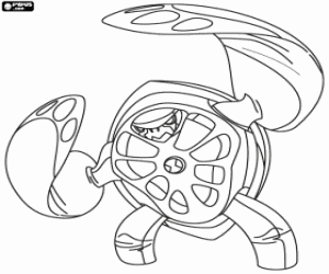 Terraspin, Ben 10 Ultimate Alien boyama