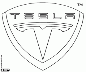 Tesla Motors amblemi boyama