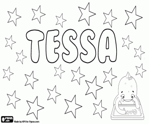 Tessa, Tessie ve Tess çesidi boyama