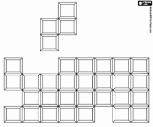 Tetris, bir video oyunu boyama