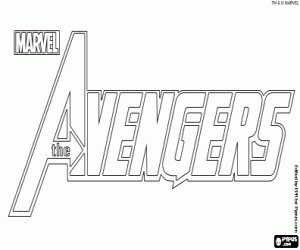 The Avengers, İntikamcılar logosu boyama