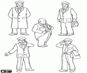 Thomas ve arkadaşları, insan karakterleri boyama