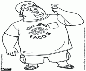 Tito ile Turbo elinde boyama