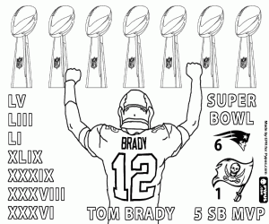 Tom Brady, yedinci Super Bowl boyama