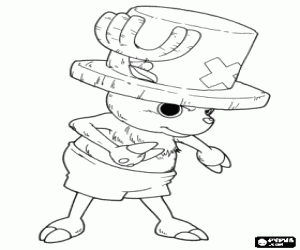 Tony Tony Chopper, One Piece boyama