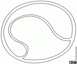 Bir top oyunları için kedi boyama