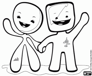 Torino 2006 maskotlar boyama