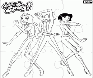 Totally Spies bulmaca boyama
