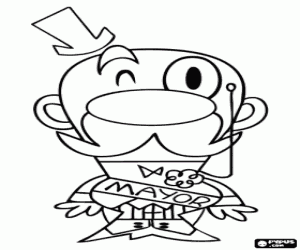 Townsville Belediye Başkanı, Powerpuff Girls boyama