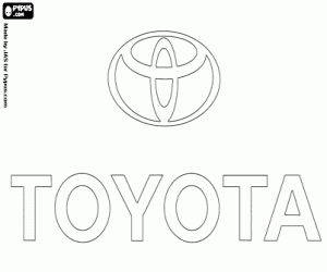 Toyota marka logosu boyama
