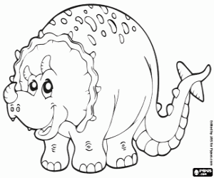 Triceratops boyama