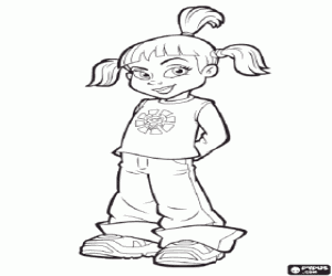 Trixie, Lazy Town karakteri boyama