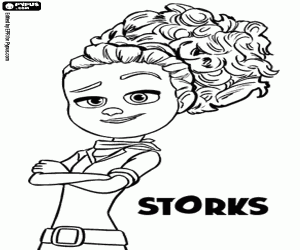 Tulip kararlı bir kızdır boyama