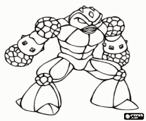 Turlu kaya, bir Gormiti boyama