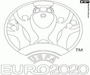 UEFA Euro 2020 logosu boyama