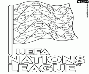 UEFA Uluslar Ligi Logosu boyama