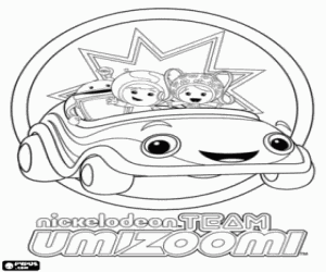 Umizoomi içinde Umi Araba boyama