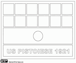 Unione Sportiva Pistoiese logosu boyama