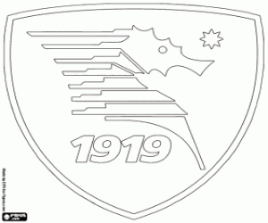 Unione Sportiva Salernitana logosu boyama