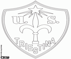 Unione Triestina logosu boyama