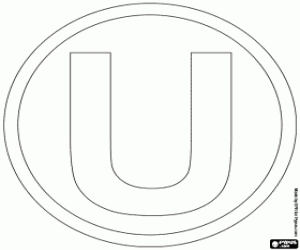 Universitario Lima logosu boyama