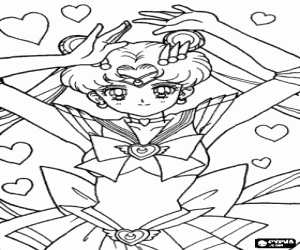 Usagi Tsukino, Sailor Moon boyama