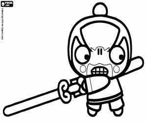 Usta Chang, Pucca'nın karakter boyama