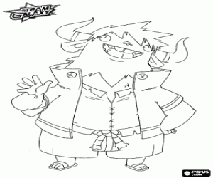 Uzaylı öğrenci takım Galaxy boyama