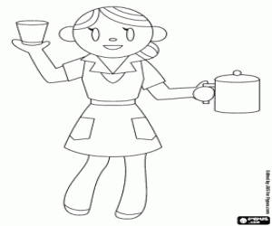 Uçakta uçak hizmeti boyama