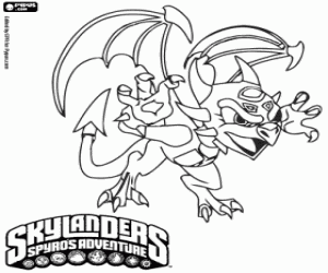 Uğursuz Skylander Cynder boyama