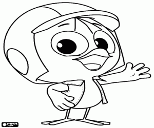 Valeriano, kask ile civciv boyama