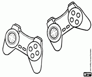 Video oyunu komutları boyama