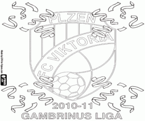Viktoria Plzen, şampiyon 2010-11 boyama