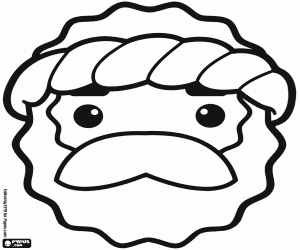 Vulcan veya Hephaistos Maske boyama