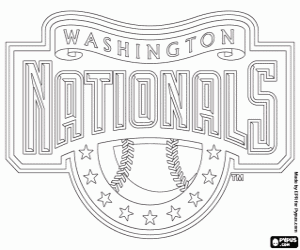 Washington Nationals amblemi boyama