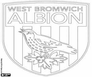 West Bromwich Albion logosu boyama