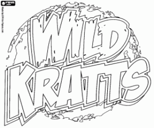 Wild Kratts orijinal logosu boyama