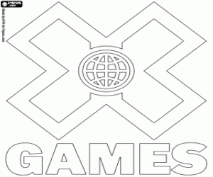 X Games logosu boyama