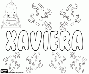 Xaviera, Xavier, kadınsı boyama