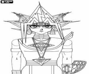 Yami, Firavun Athem Yu-Gi-Oh boyama