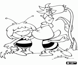 Yanaktan öpücük, Willy için Maya boyama