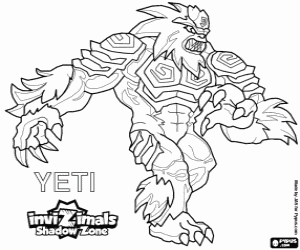 Yeti, Invizimals Shadow Zone boyama