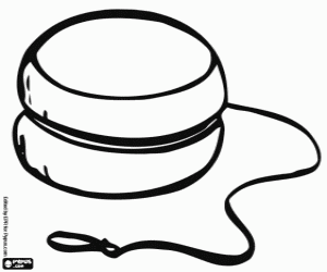 Bir yoyo, oyuncak boyama