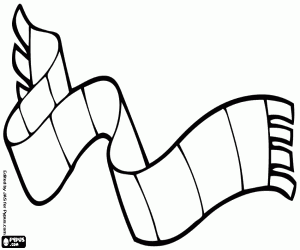 Yün atkı bebek için boyama