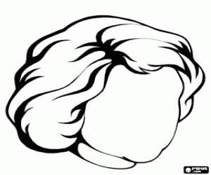 Yüzü olmayan kadın Başı boyama