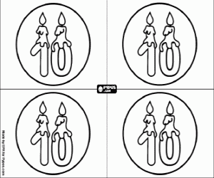 On yıl partime gel boyama