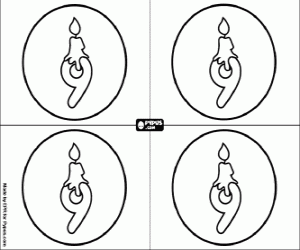 Dokuz yıl partisine davet boyama